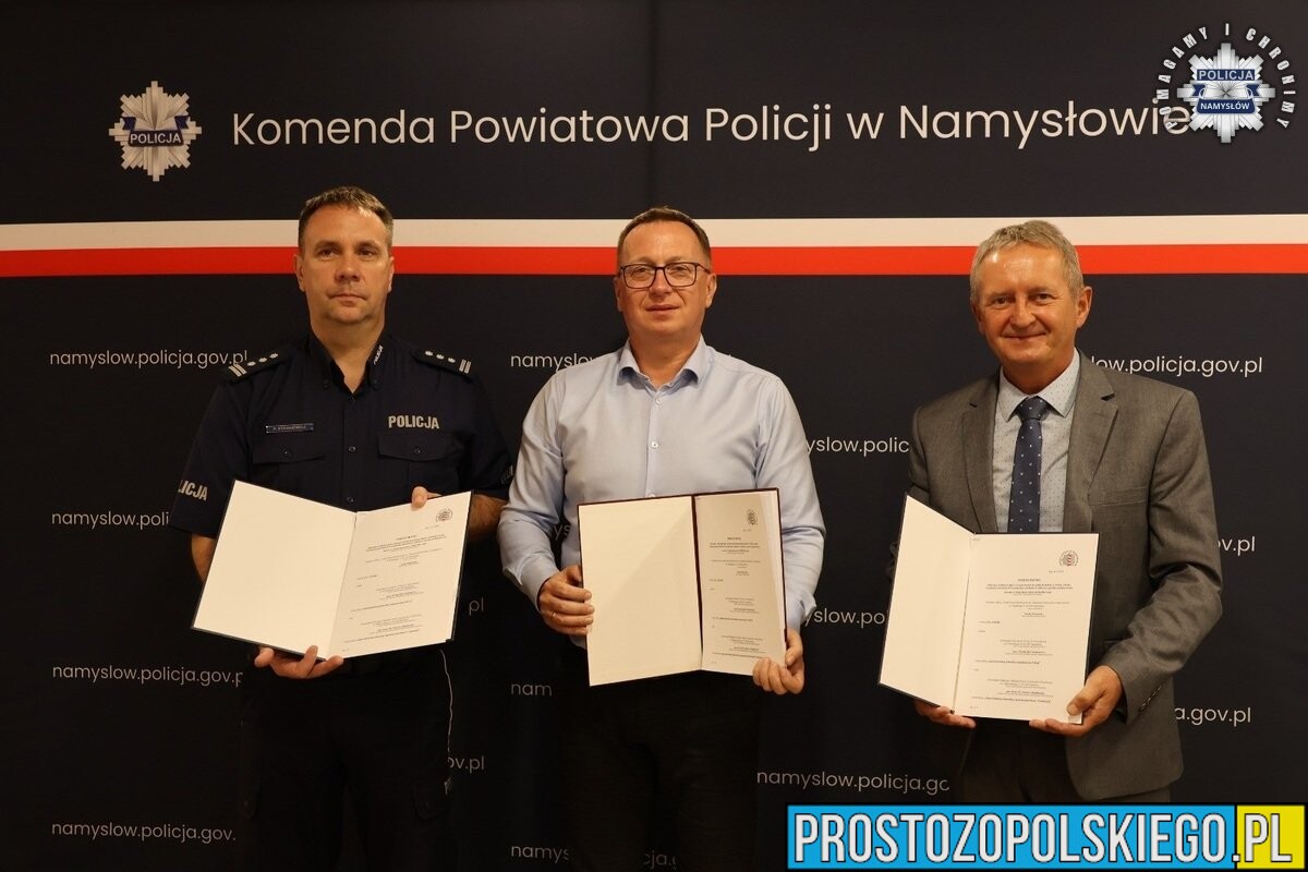 W Namysłowie powstanie klasa mundurowa o profilu policyjnym. Podpisano ważne porozumienie