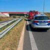46-letni motocyklista stracił panowanie nad jednośladem podczas wyprzedzania. Trafił do szpitala
