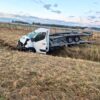 Wypadek na A4 pod Sarnami Wielkimi. Autolaweta wypadła z jezdni