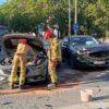 Zderzenie dwóch samochodów na skrzyżowaniu Kośnego i Katowickiej w Opolu