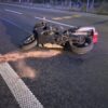 Wypadek na DK46 pod Jełową. Motocyklista miał dożywotni zakaz, ponad 0,75 promila i podrobione tablice