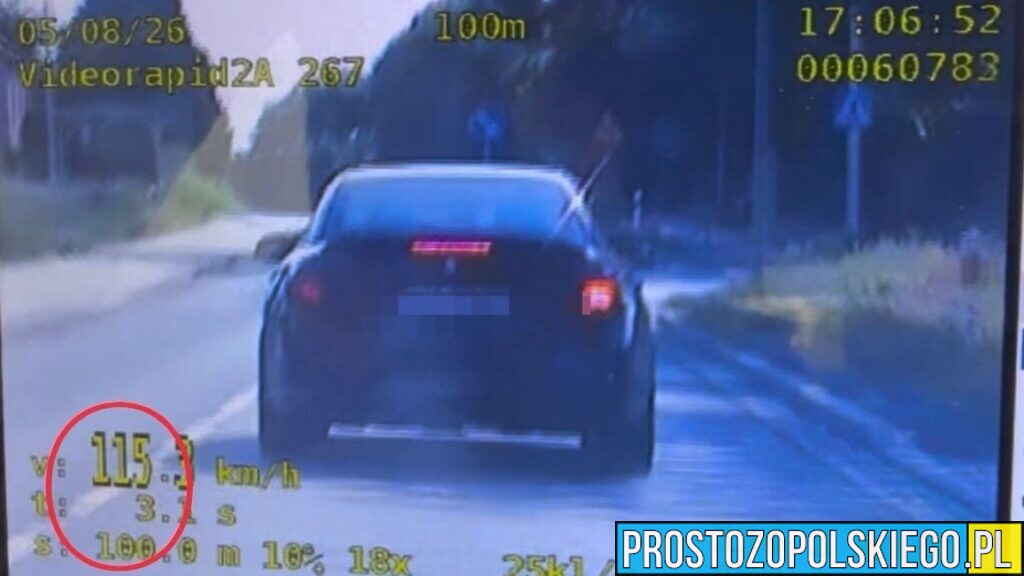 19-latka pędziła BMW 115 km/h w terenie zabudowanym. Nie wiedziała, kto jedzie za nią