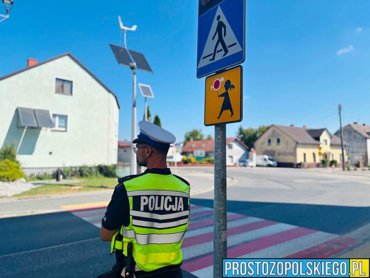 „Bezpieczny Pieszy” na Opolszczyźnie. Policjanci prowadzą działania w całym regionie