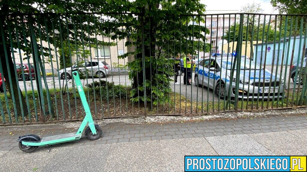 Gogolin: nastolatkowie bez kasków na hulajnodze elektrycznej. Na miejsce wezwano rodziców