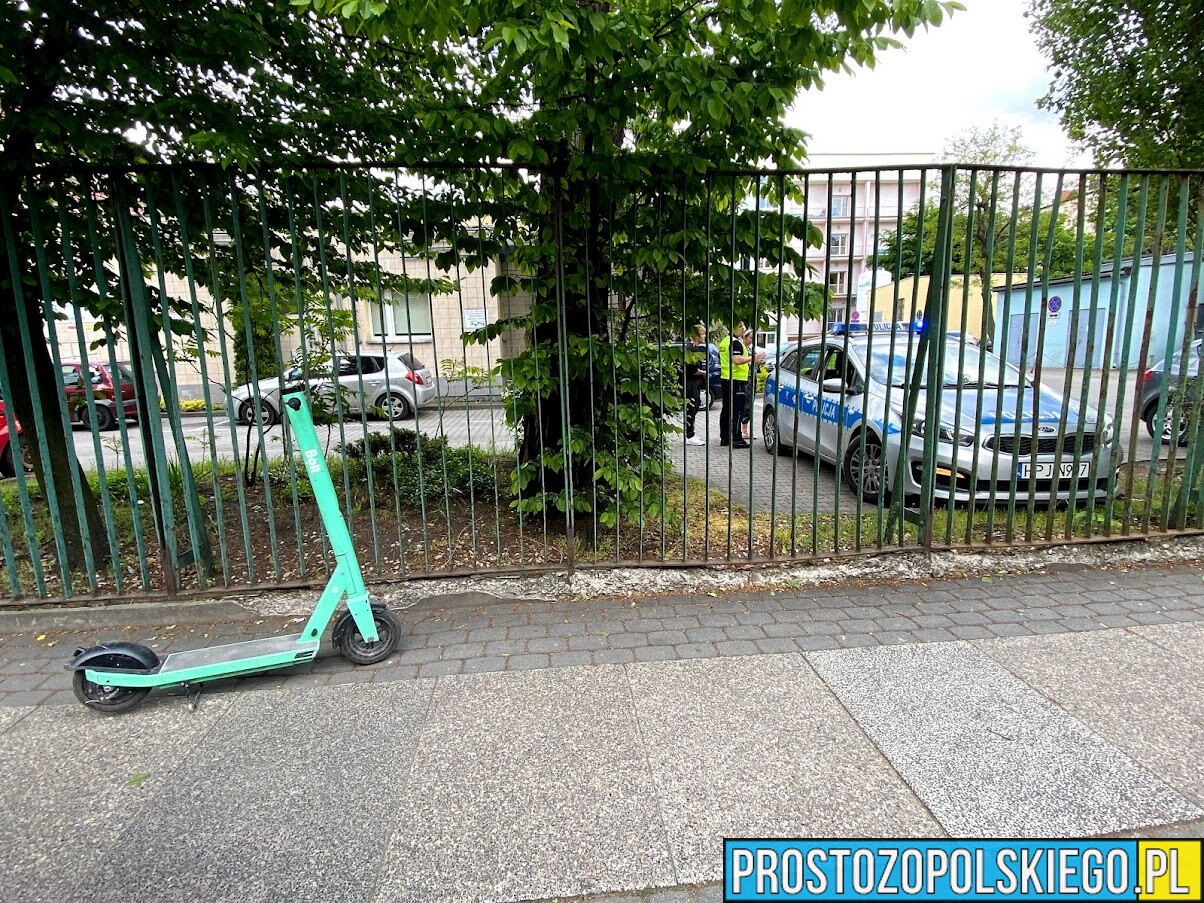 Gogolin: nastolatkowie bez kasków na hulajnodze elektrycznej. Na miejsce wezwano rodziców