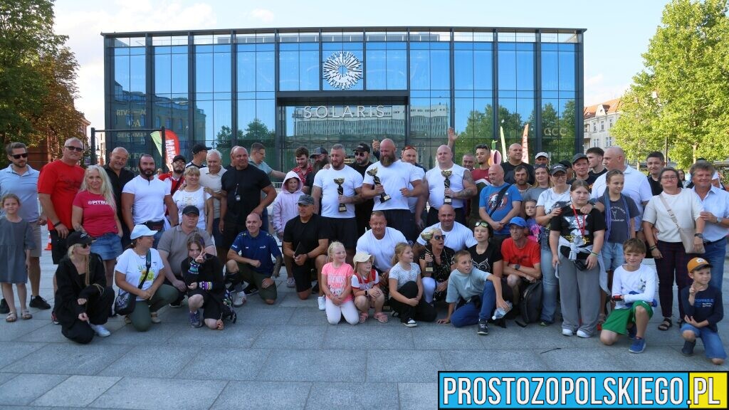Puchar Polski Strongman w Opolu. Siłacze rywalizowali na Placu Kopernika