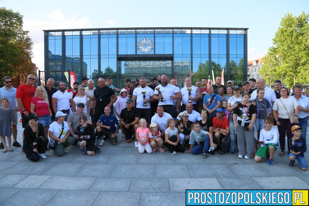 Puchar Polski Strongman w Opolu. Siłacze rywalizowali na Placu Kopernika