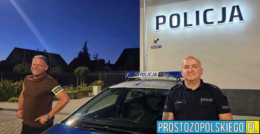 Policjanci uratowali życie mężczyzny w Kolonowskiem. Przez 5 minut prowadzili reanimację