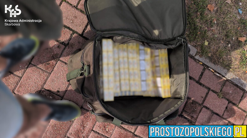 Nielegalne papierosy na targowisku w Strzelcach Opolskich. KAS zabezpieczyła prawie 5 tys. sztuk