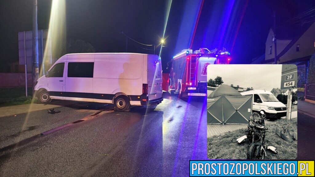 Tragiczny wypadek w Namysłowie. Nie żyje 27-letni motocyklista