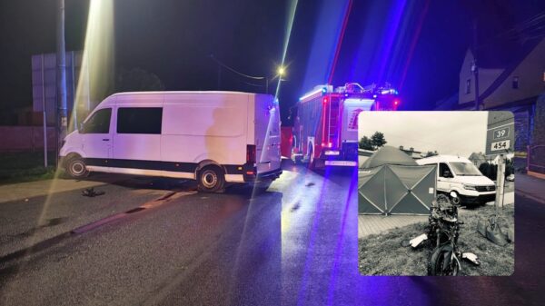 Tragiczny wypadek w Namysłowie. Nie żyje 27-letni motocyklista