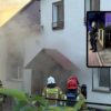 Pożar domu przy al. Przyjaźni w Opolu. Sąsiad ruszył z pomocą, strażacy uratowali kota