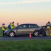 Zderzenie auta i motocykla na trasie Głogówek–Rzepcze. Dwie osoby zabrane do szpitala