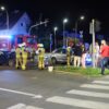 Zderzenie BMW i Audi na skrzyżowaniu w Opolu. Jedna osoba trafiła do szpitala
