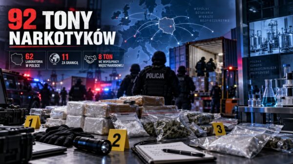 Rekordowe uderzenie w narkobiznes. Policja zabezpieczyła ponad 92 tony narkotyków