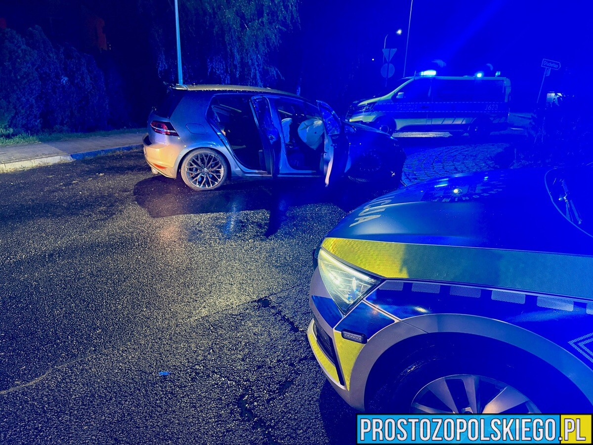 3 promile, latarnia i samochód w rowie. Niebezpieczny weekend na drogach powiatu nyskiego