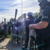Policjanci zabezpieczali mecz Stal Brzeg – Karkonosze Jelenia Góra. Było spokojnie i bez incydentów