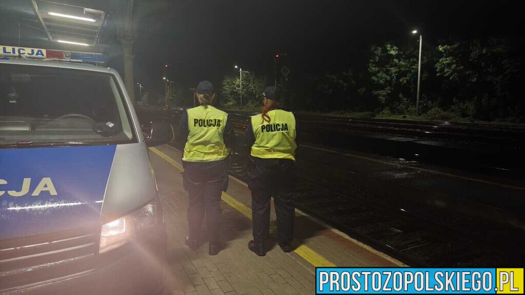 Policjanci z Prudnika kontrolowali tereny kolejowe. Akcja „Rail Action Week”