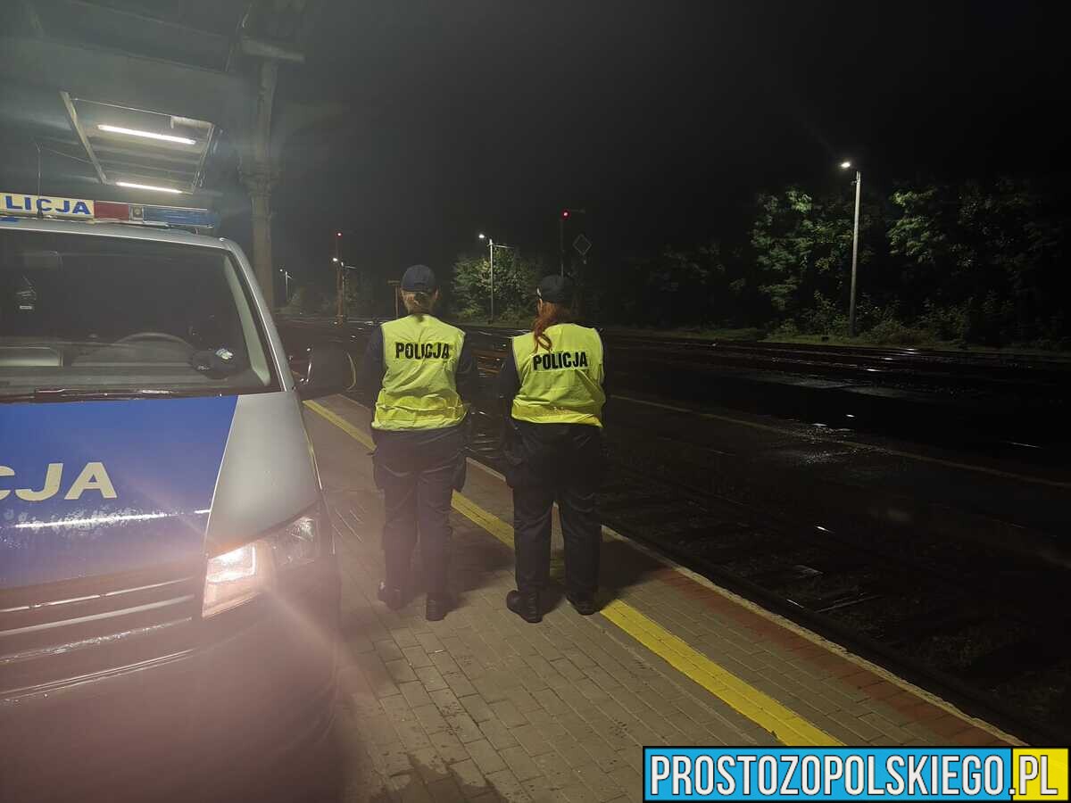 Policjanci z Prudnika kontrolowali tereny kolejowe. Akcja „Rail Action Week”