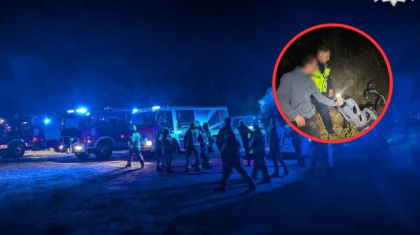 Zgubił się w lesie po wyjściu na grzyby. Odnaleziony mężczyzna miał 2 promile alkoholu