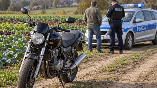 Przyjechał motocyklem po warzywa. Miał około 3 promili alkoholu