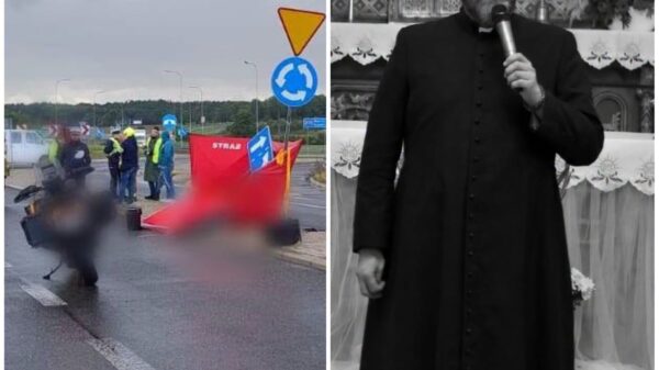 Tragiczny wypadek pod Strzelcami Opolskimi. Nie żyje ks. Wojciech Drab