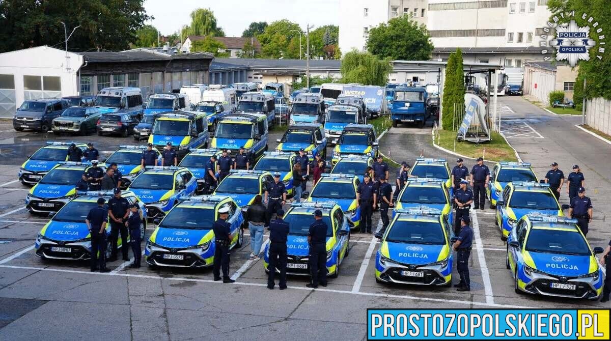 18 nowych radiowozów dla opolskiej Policji. Toyota Corolla Hybrid trafi do jednostek w regionie
