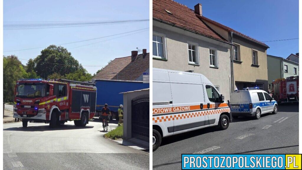 Wyciek gazu w Leśnicy. Ewakuowano 9 osób z pobliskich budynków