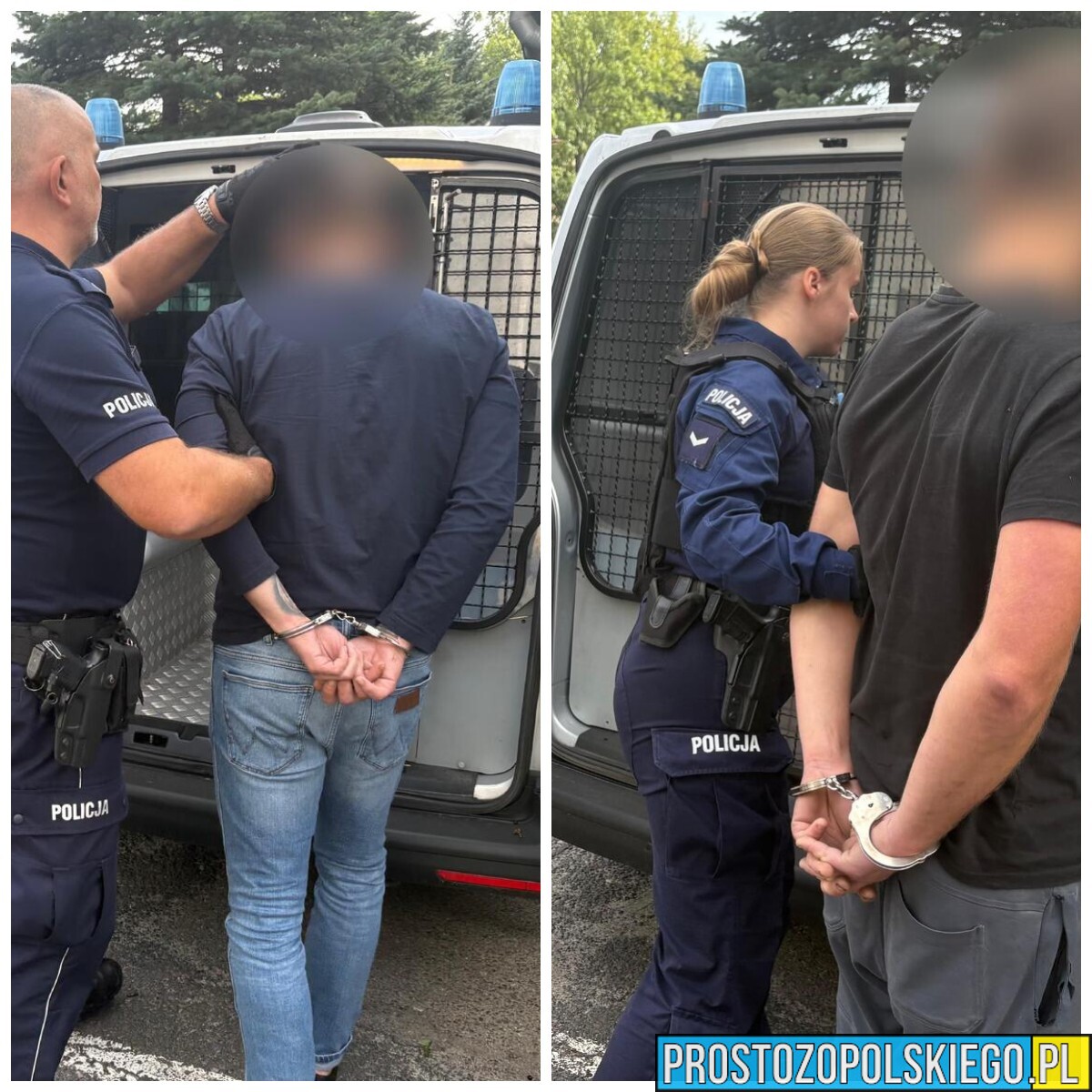 Intensywny weekend w powiecie kluczborskim. Policjanci zatrzymali dwóch poszukiwanych mężczyzn
