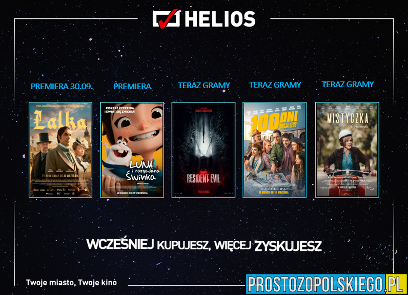 Filmowy początek jesieni w kinach Helios