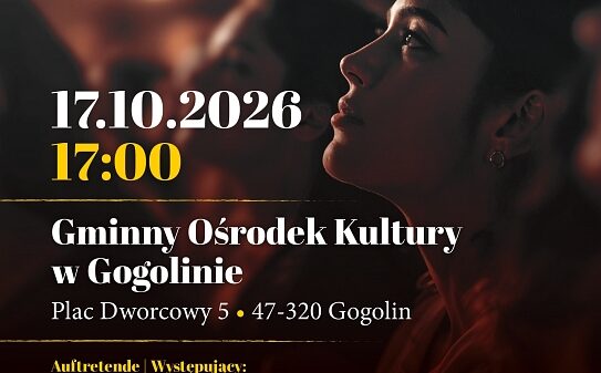 Muzyczny finał roku w Gogolinie. Koncert Powiatowy Mniejszości Niemieckiej już 17 października