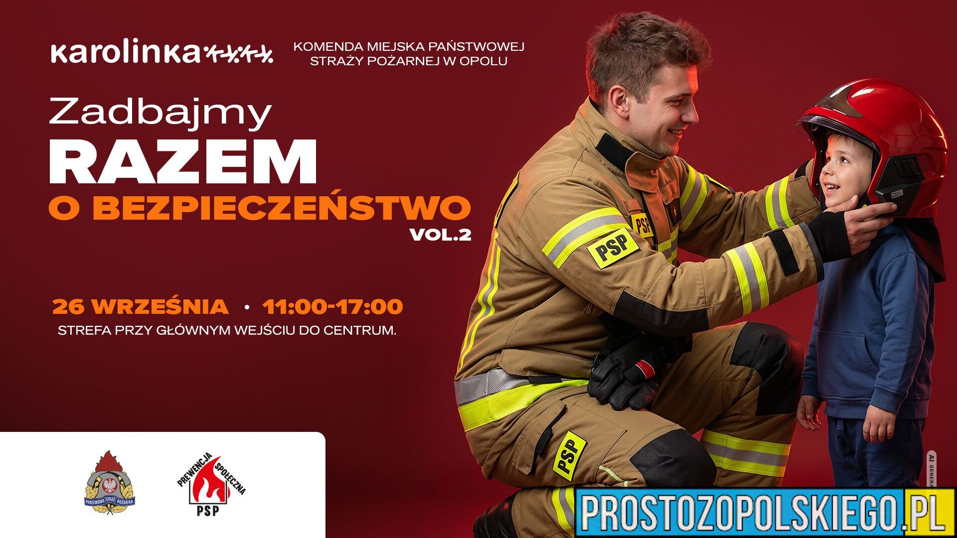 Strażacy, pierwsza pomoc i lekcje bezpieczeństwa. W CH Karolinka rusza 2. edycja akcji