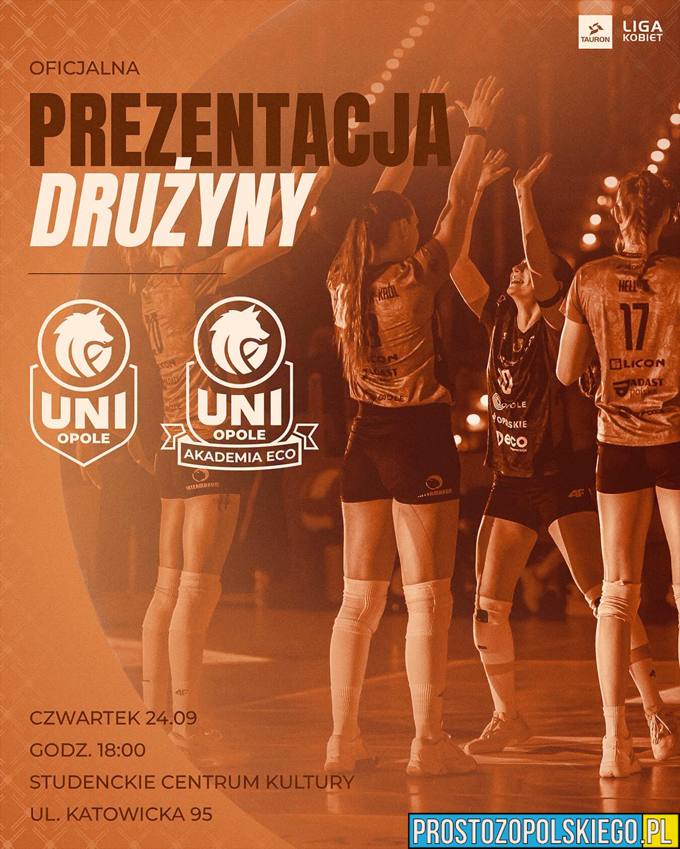 Dziś oficjalna prezentacja UNI Opole na sezon 2026/2027