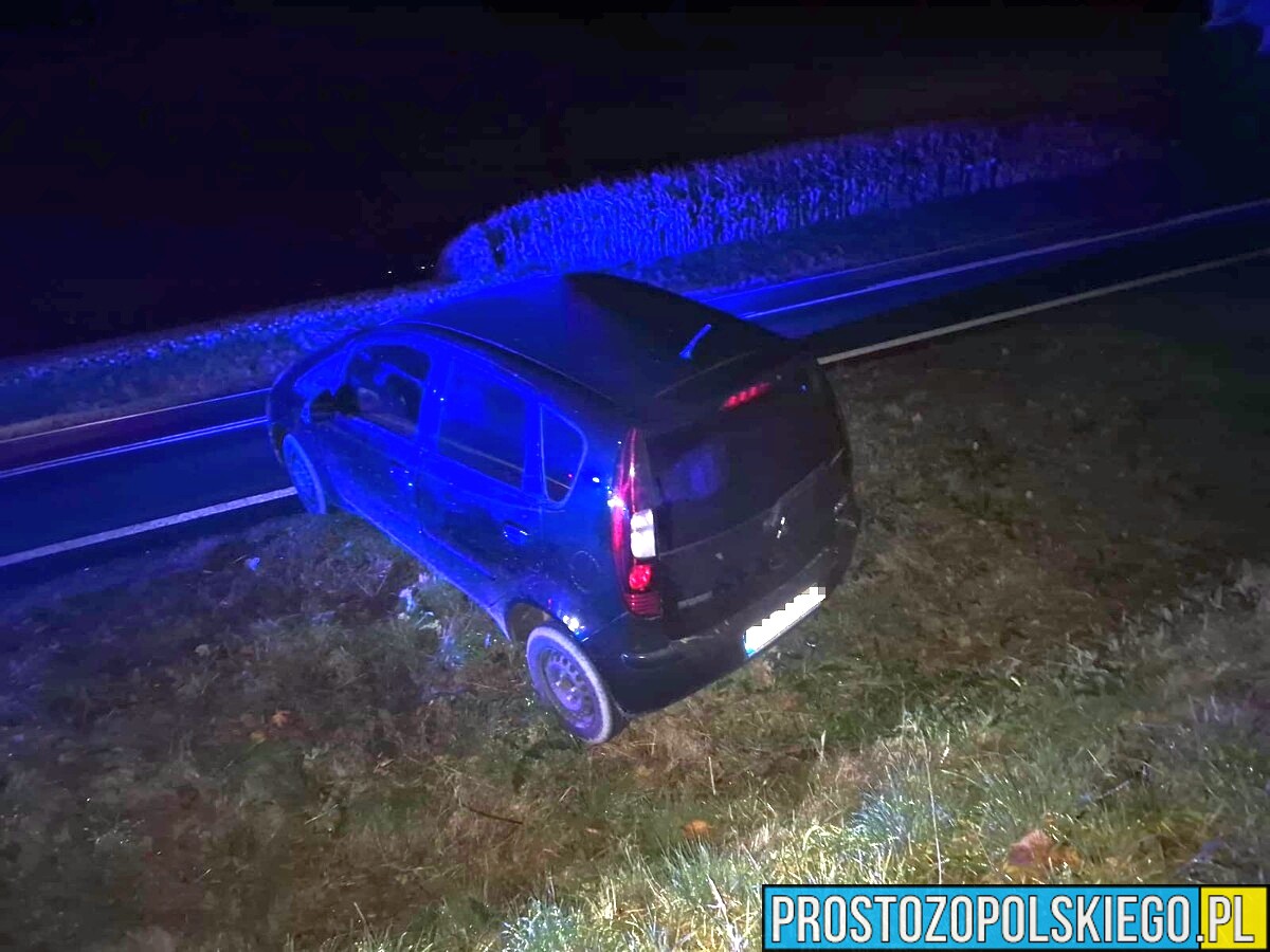 Nie chciał czekać w korku, skończył w rowie. 66-latek miał prawie 2 promile