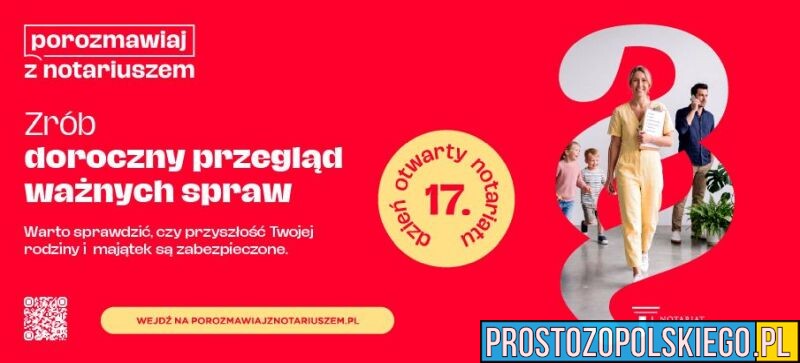 17. Dzień Otwarty Notariatu. Bezpłatne porady prawne już 21 listopada