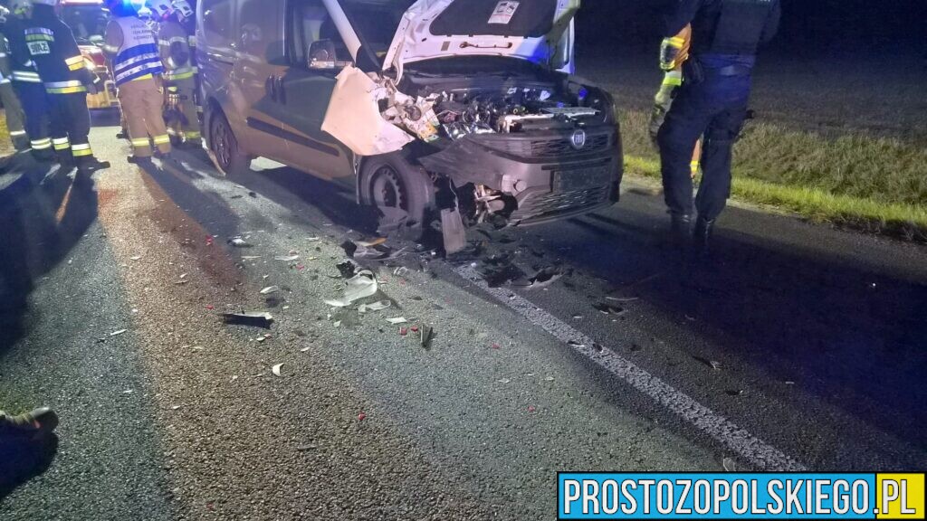 Wypadek między Ligotą Turawską a Kadłubem Turawskim. Jedna osoba została ranna