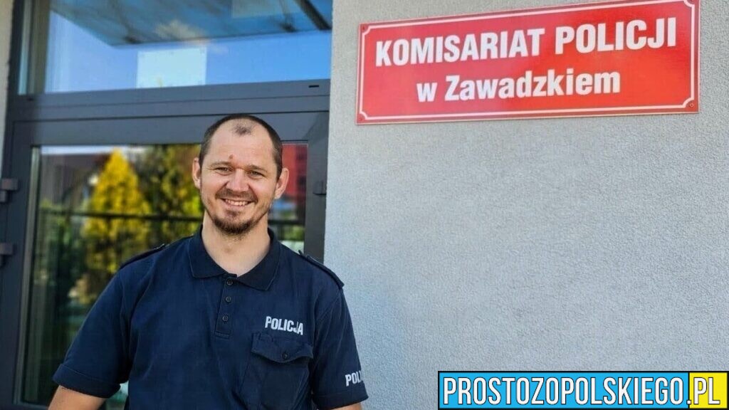 „Po prostu ocalił ludzie życie” - wyjątkowe podziękowania dla policjanta z Komisariatu Policji w Zawadzkiem