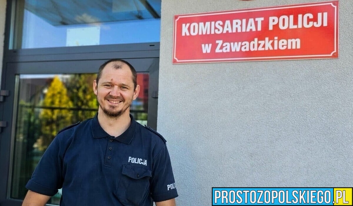 „Po prostu ocalił ludzie życie” - wyjątkowe podziękowania dla policjanta z Komisariatu Policji w Zawadzkiem