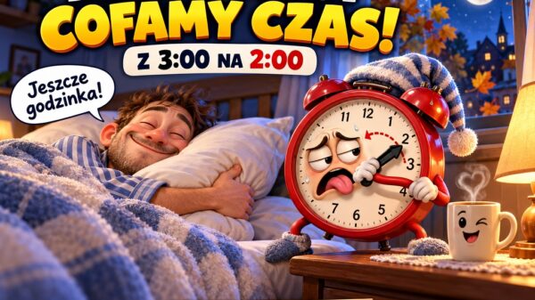 Już tej nocy zmiana czasu na zimowy. Zegarki cofniemy o godzinę