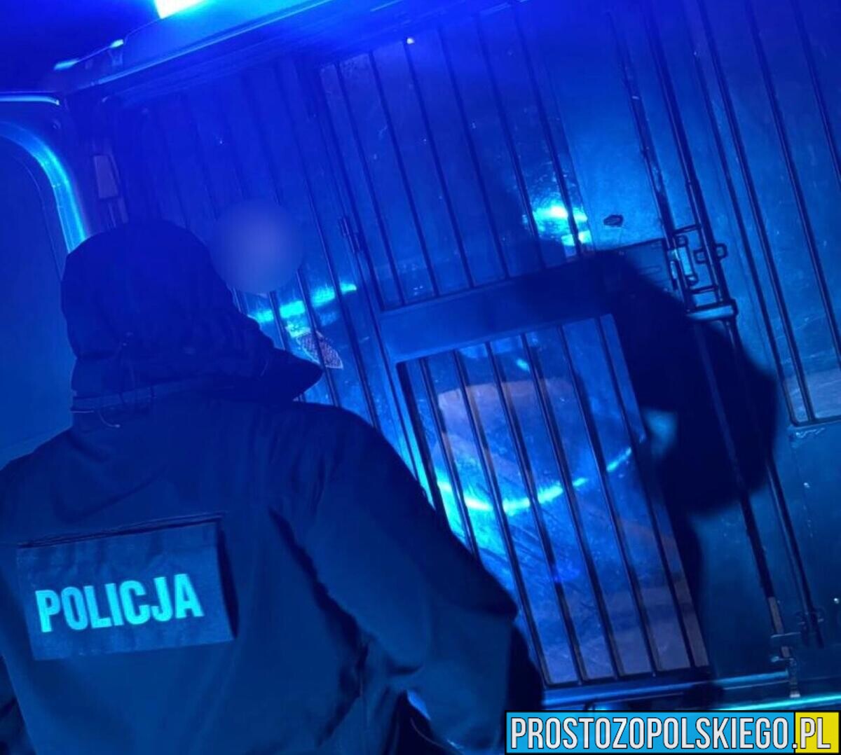 Zaatakował policjantów podczas interwencji w Kluczborku. 35-latek usłyszał zarzuty