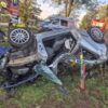 Tragiczny wypadek na DW407 między Kuropasem a Korfantowem. Nie żyje kierowca