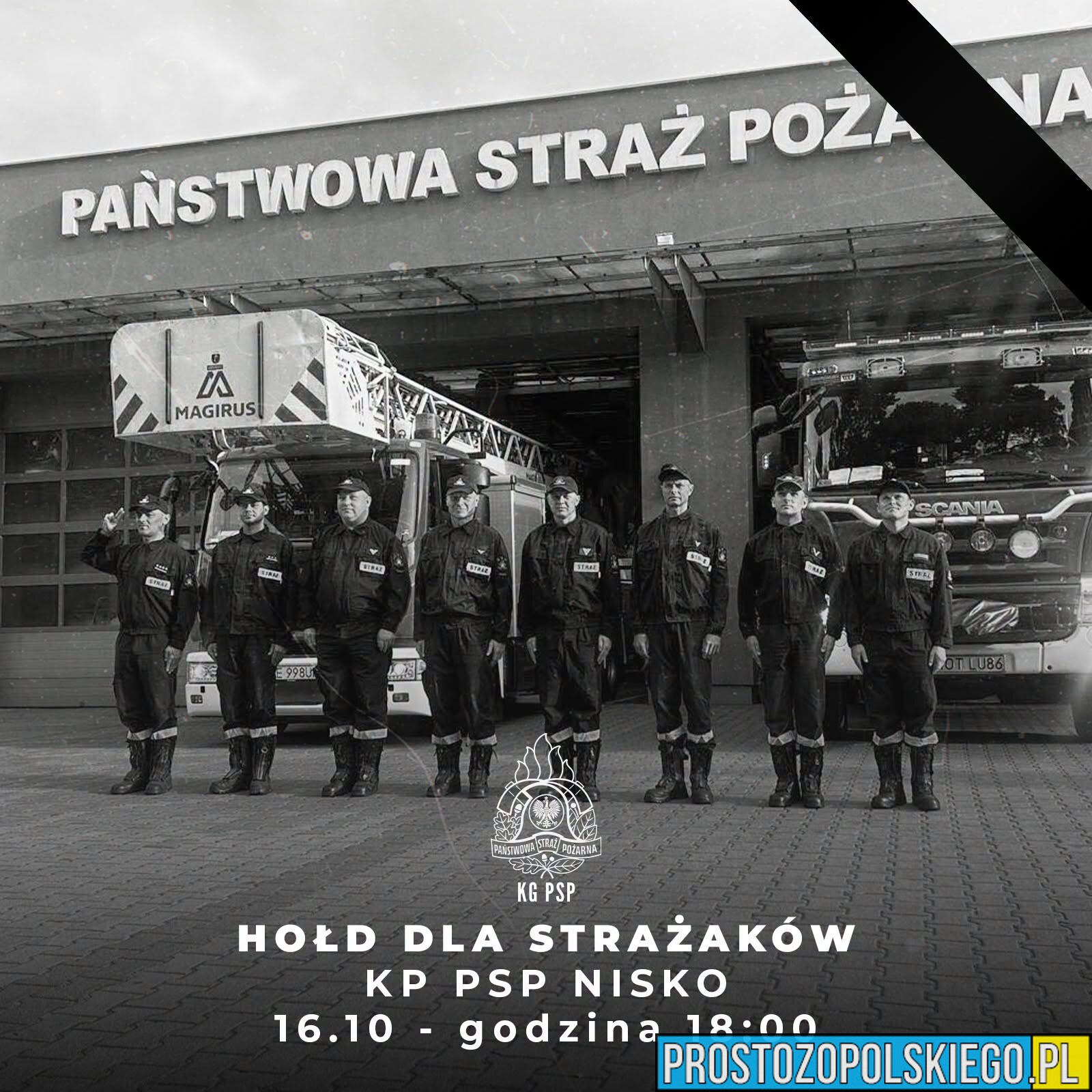 Strażacy w całej Polsce oddadzą hołd tragicznie zmarłym kolegom. O godz. 18 zawyją syreny