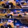 Wypadek na Krapkowickiej w Opolu. Zderzyły się BMW i Dodge Challenger