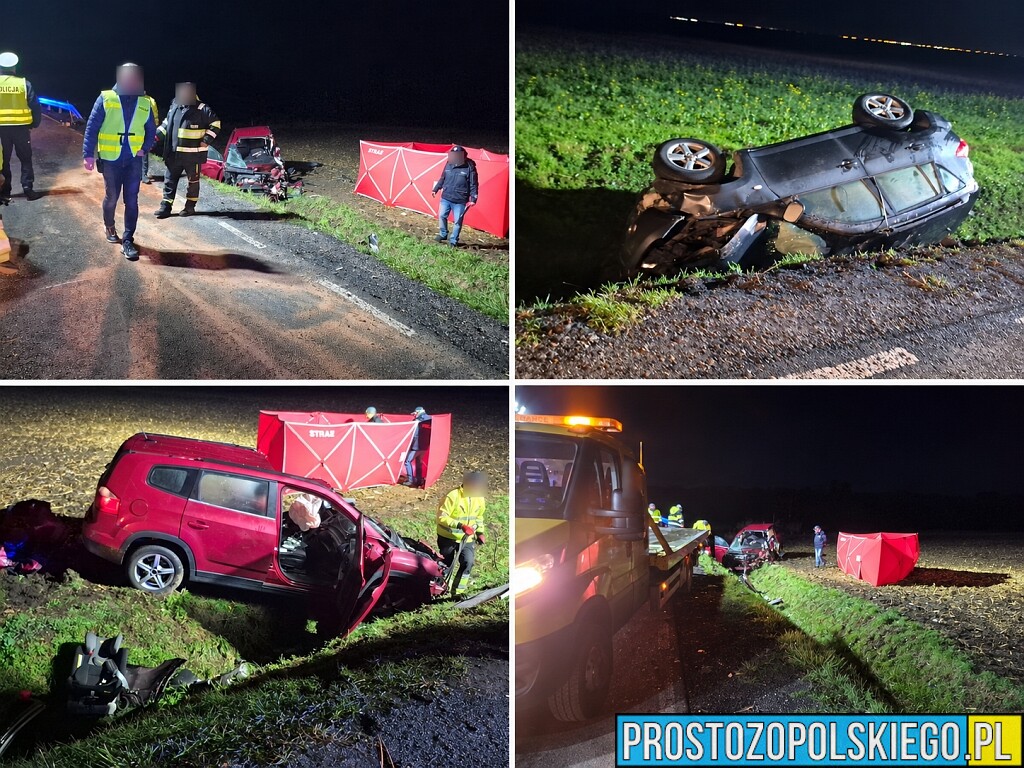 Śmiertelny wypadek na trasie Grodków–Kopice. Policja wyjaśnia okoliczności tragedii