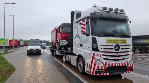 Wiózł wóz straży pożarnej i miał około 1,8 promila